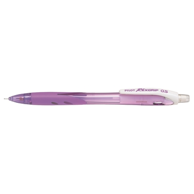 PILOT BG REXGRIP 0.5MM 2B, MECHANICAL PENCIL, CLEAR-VIOLET BARREL
