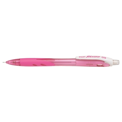 PILOT BG REXGRIP 0.5MM 2B, MECHANICAL PENCIL, CLEAR-PINK BARREL