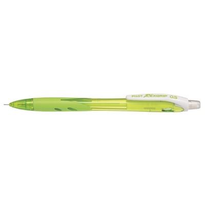 PILOT BG REXGRIP 0.5MM 2B, MECHANICAL PENCIL, CLEAR-LIGHT GREEN BARREL