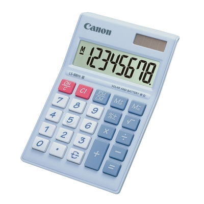 CANON LS-88HI III MINI-MINI DESKTOP CALCULTOR - PASTEL PURPLE