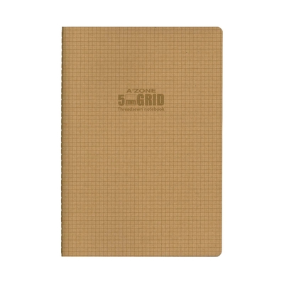 A'ZONE 5MM GRID THREADSEWN NOTEBOOK - A4