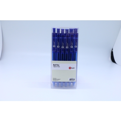 POP BAZIC BALL PEN 0.7MM 12PCS BLUE 12 PCS PER BOX