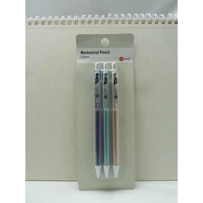 POP BAZIC MECHANICAL PENCIL 0.5MM 3PCS PER PACK