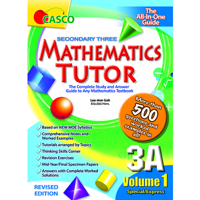 Sec Mathematics Tutor 3A Volume 1