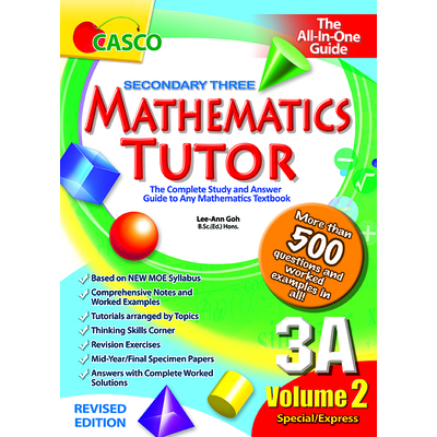 Sec Mathematics Tutor 3A Volume 2