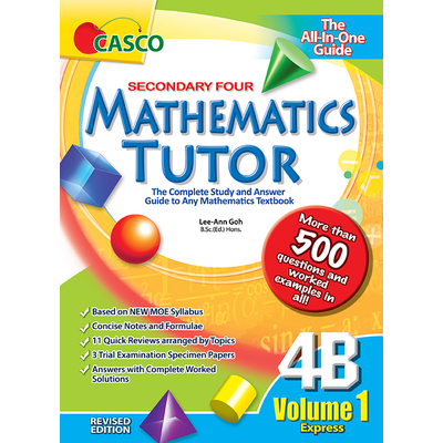Sec Mathematics Tutor 4B Volume 1