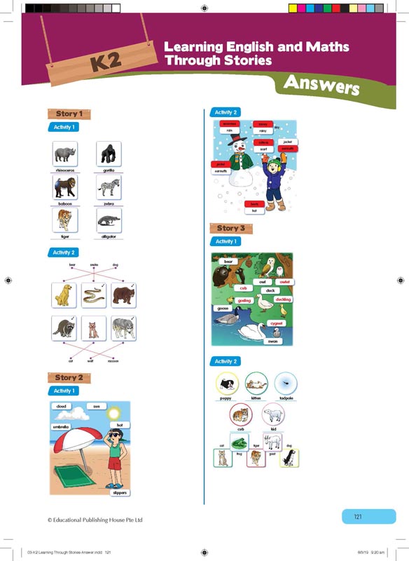 k2 learning english and maths through stories
