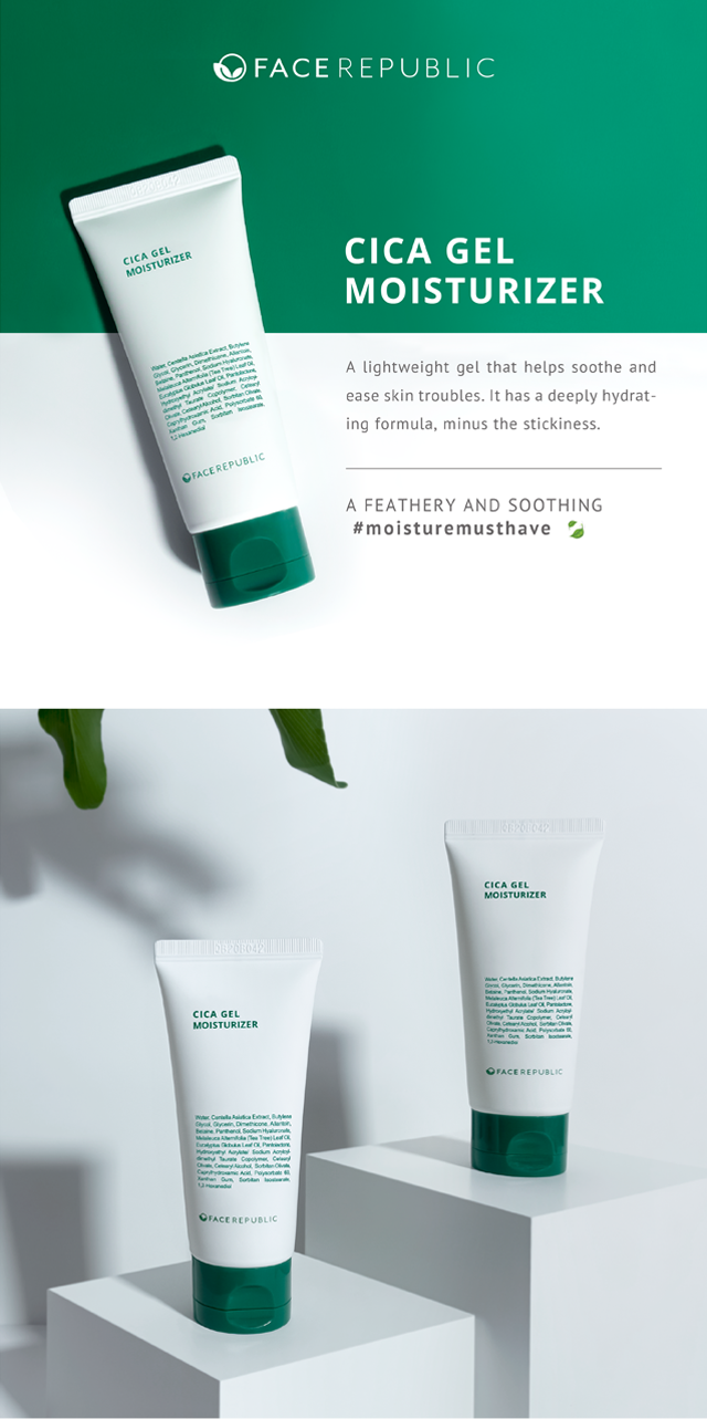 FACE REPUBLIC Cica Gel Moisturizer CHARIS