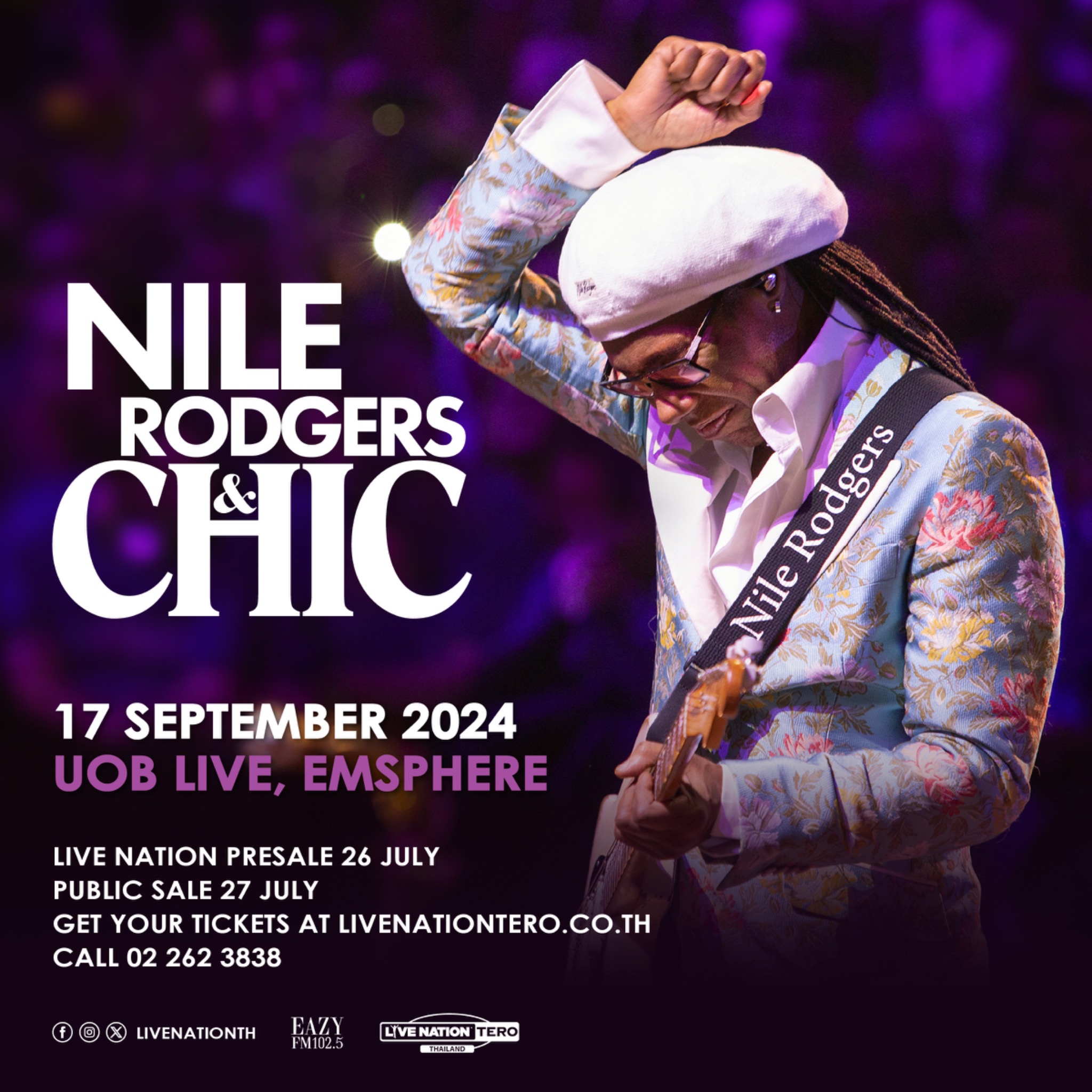 Nile Rodgers & CHIC’ Live in Bangkok