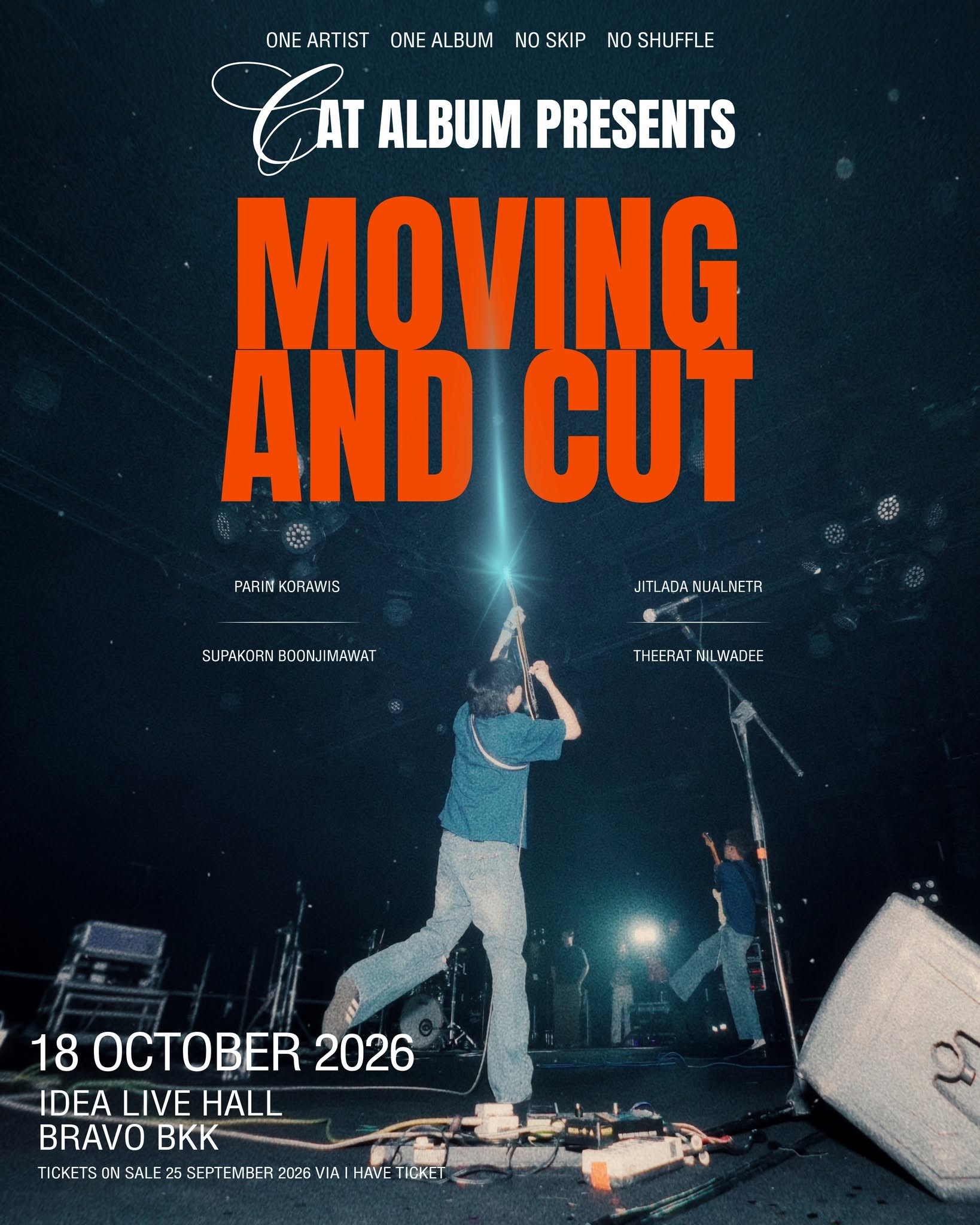 MOVING AND CUT CONCERT MOVING CUT’S FIRST ALBUM by CAT ALBUM