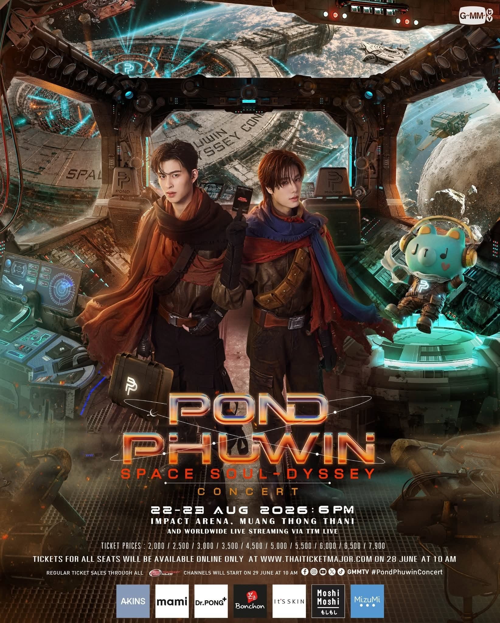 [ 22 Aug ] POND PHUWIN Space Soul-dyssey CONCERT