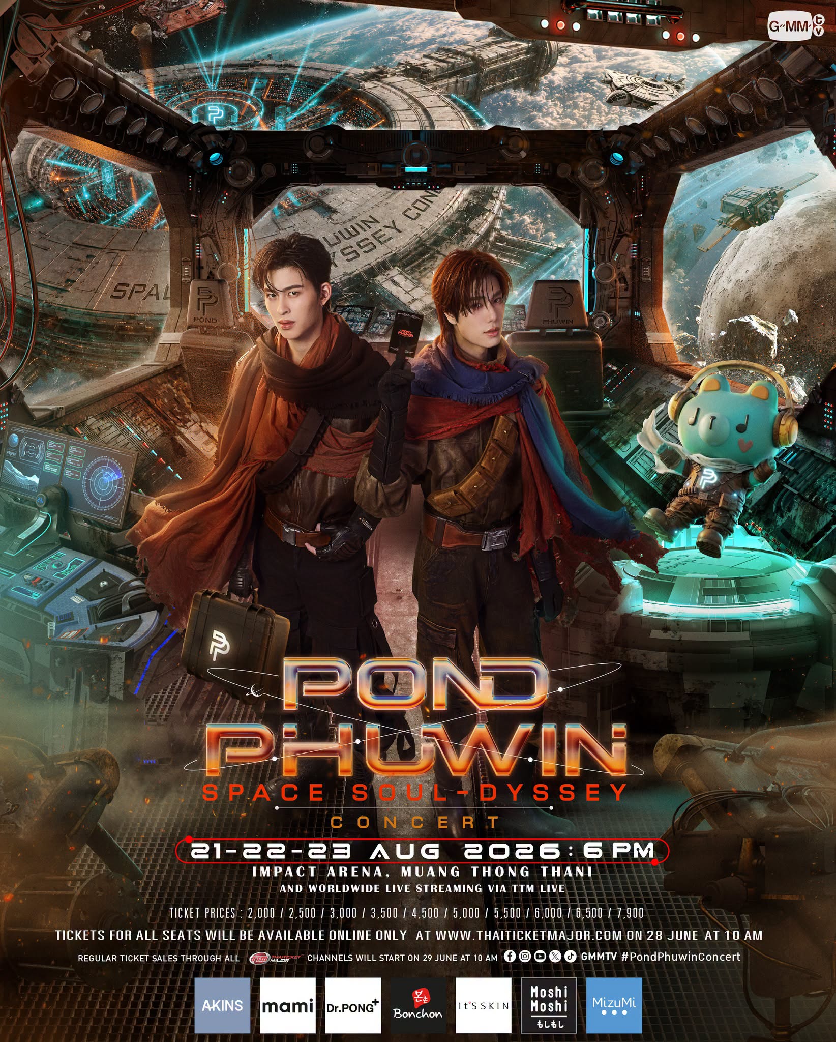 [ 21 Aug ] POND PHUWIN Space Soul-dyssey CONCERT