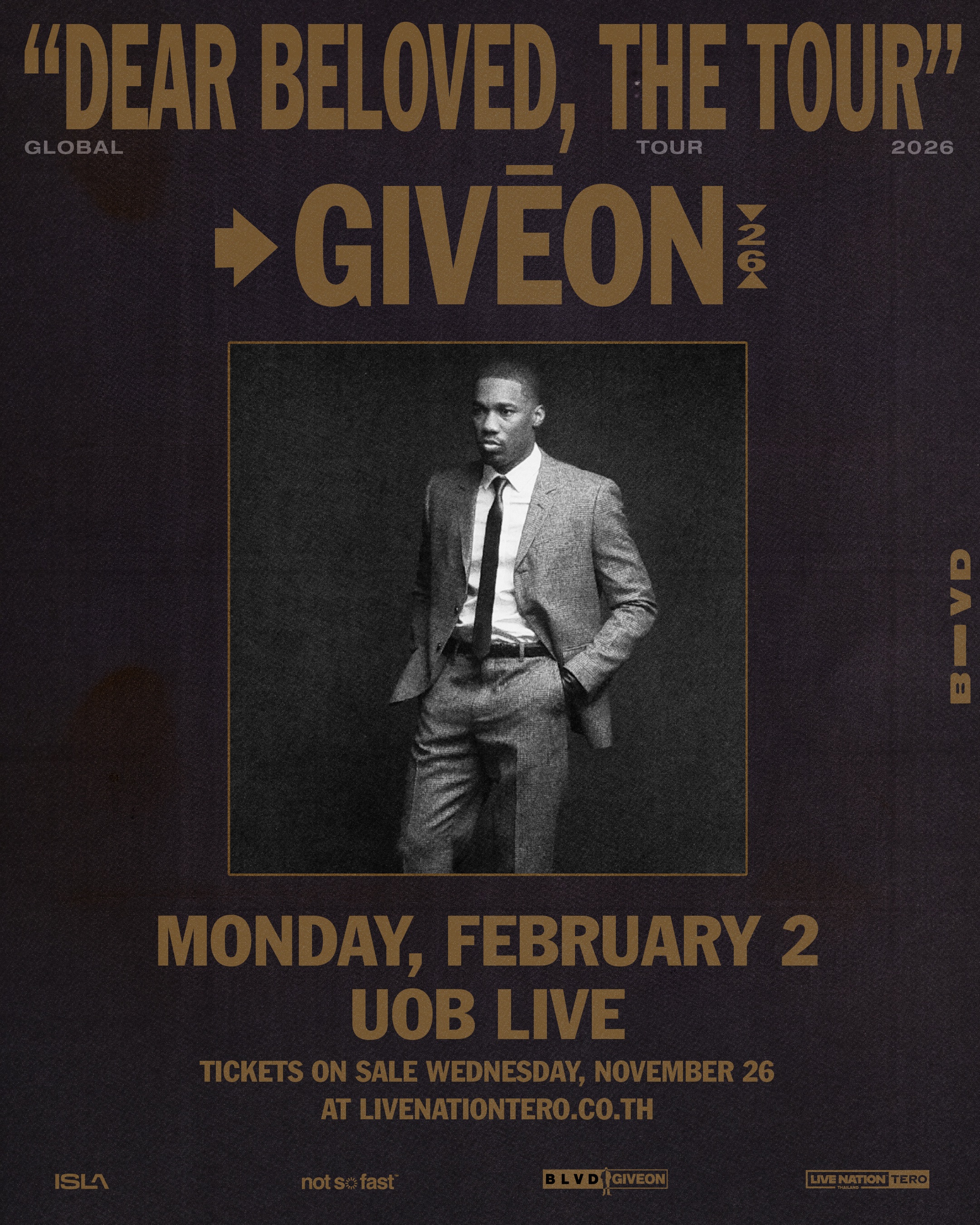 GIVEON - DEAR BELOVED THE TOUR