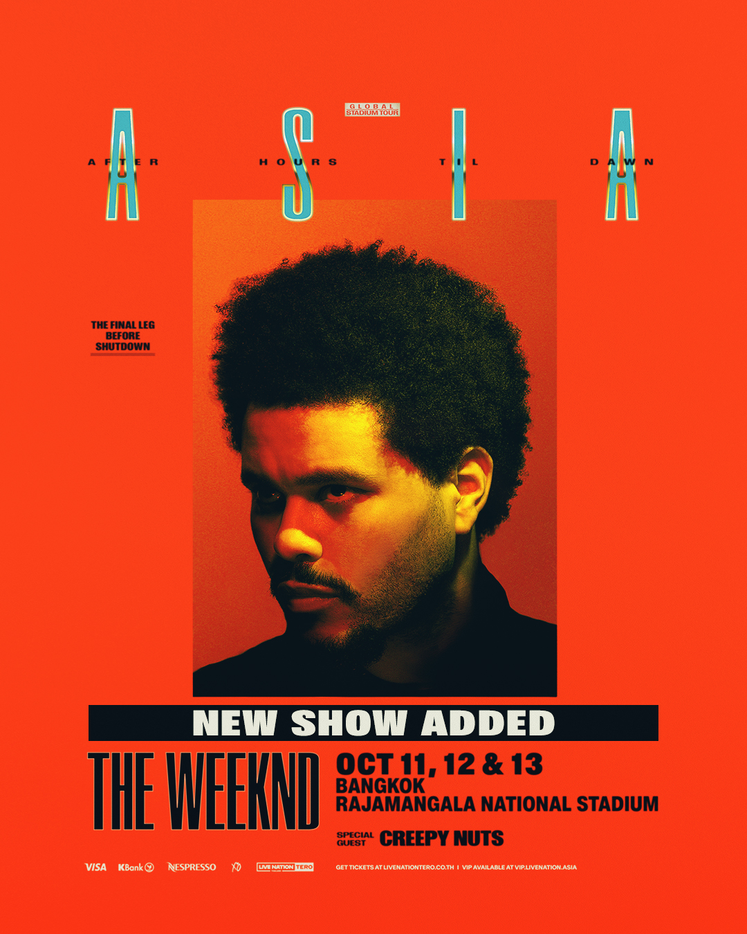[ 13 Oct ] The Weeknd: After Hours Til Dawn Tour