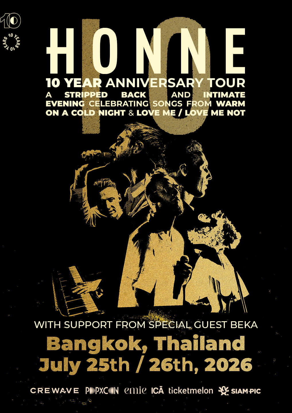 [ 26 Jul ] HONNE 10 YEAR ANNIVERSARY TOUR