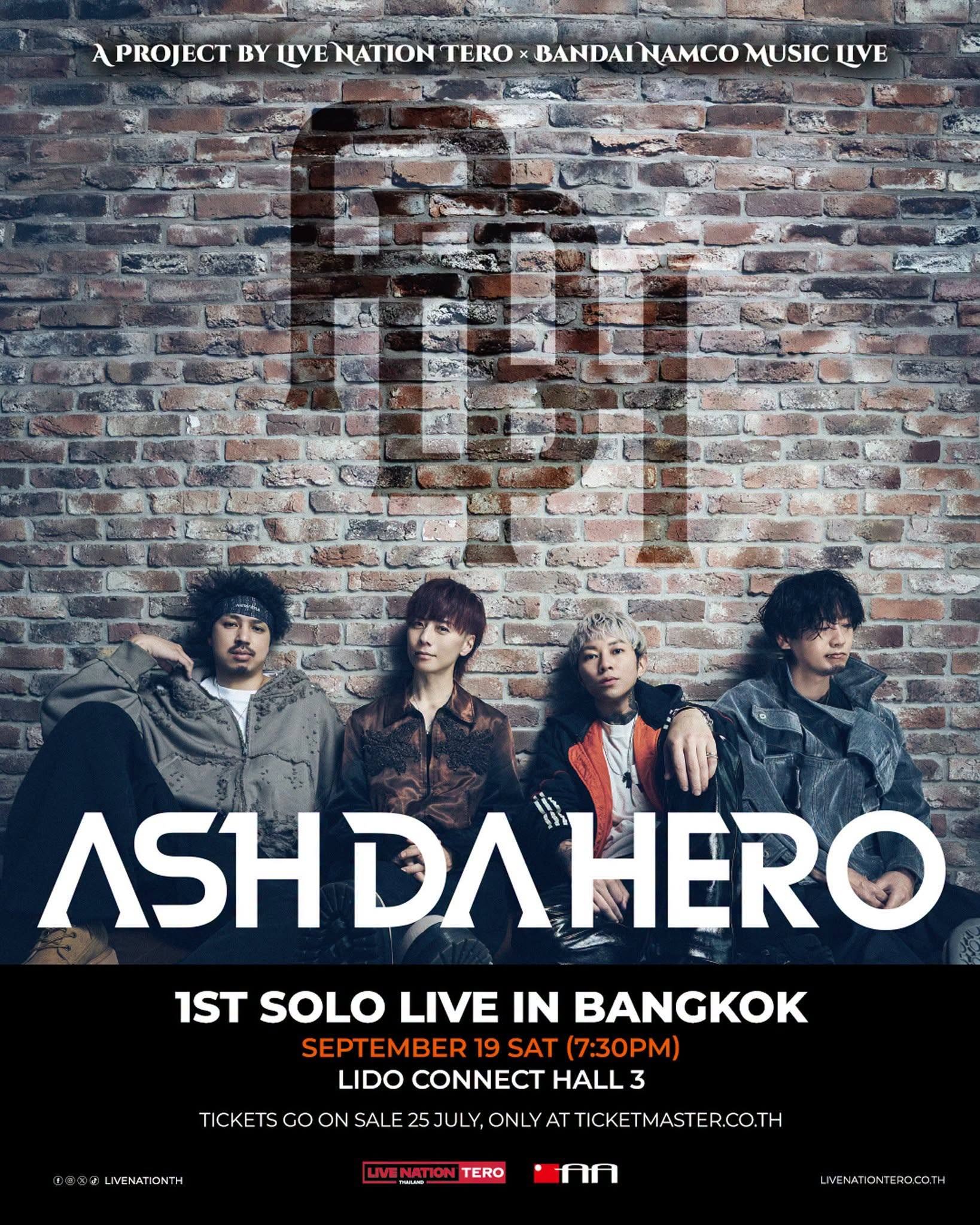 ASH DA HERO 1st SOLO LIVE IN BANGKOK