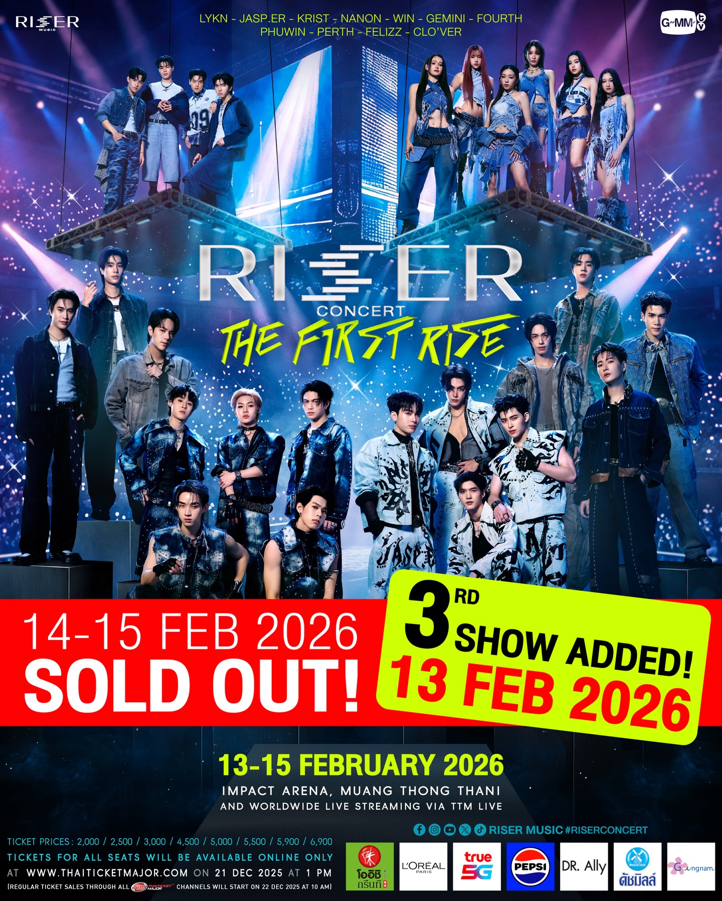 [ 13 Feb ] RISER CONCERT : THE FIRST RISE