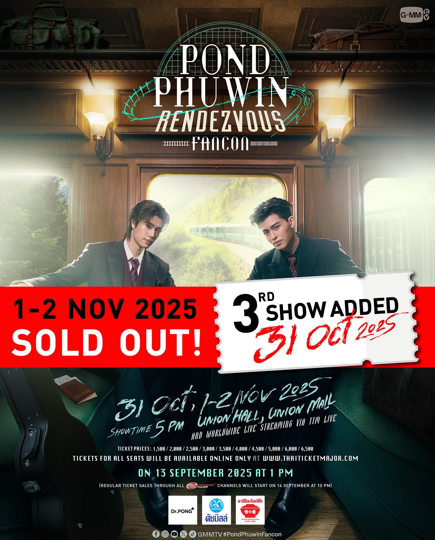 [ 31 Oct ] POND PHUWIN RENDEZVOUS FANCON