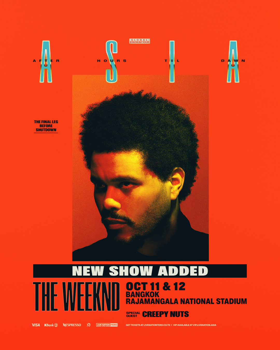 [ 12 Oct ] The Weeknd After Hours Til Dawn Tour