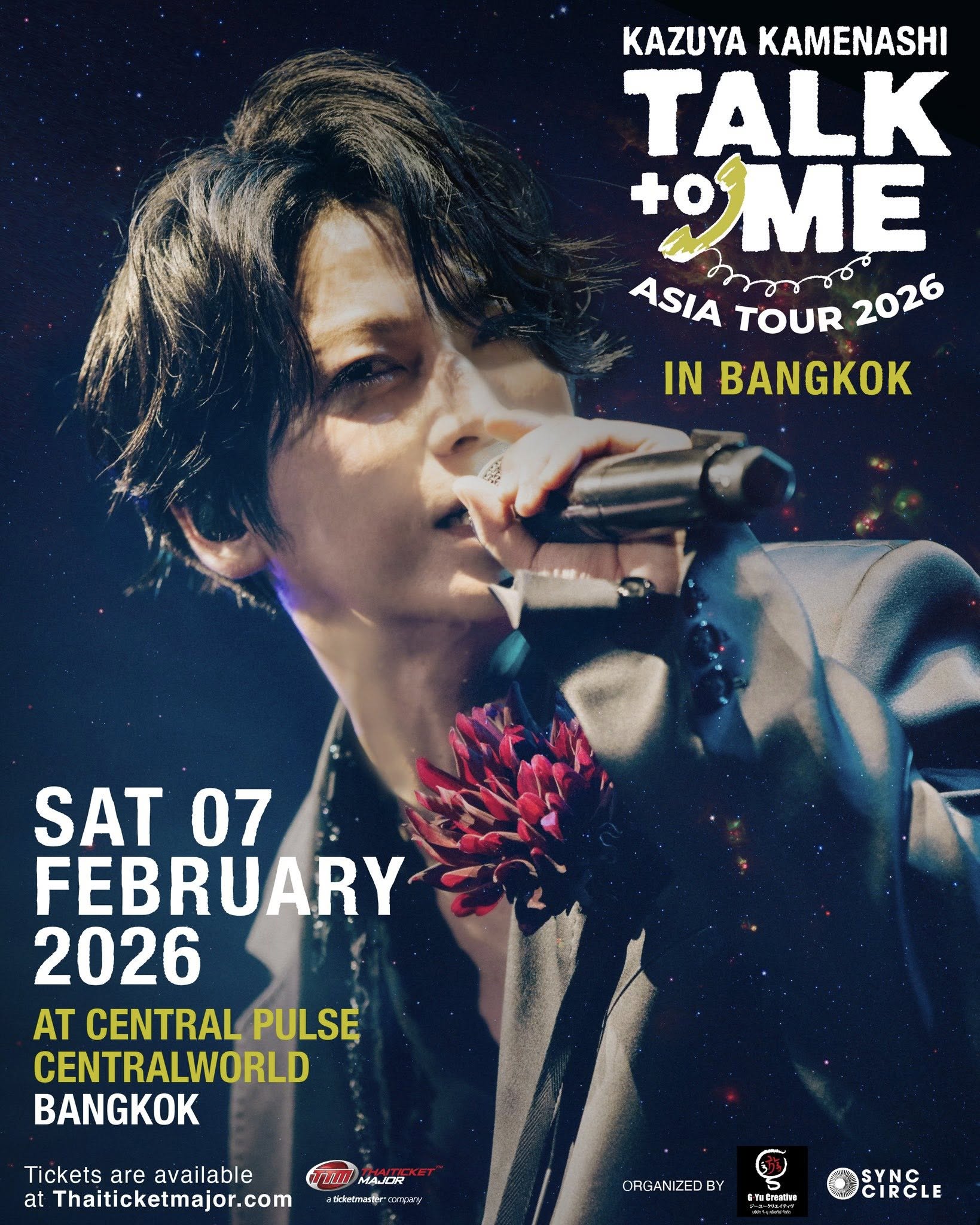 Kazuya Kamenashi “TALK to Me” Fan Meeting ASIA TOUR 2026 in Bangkok
