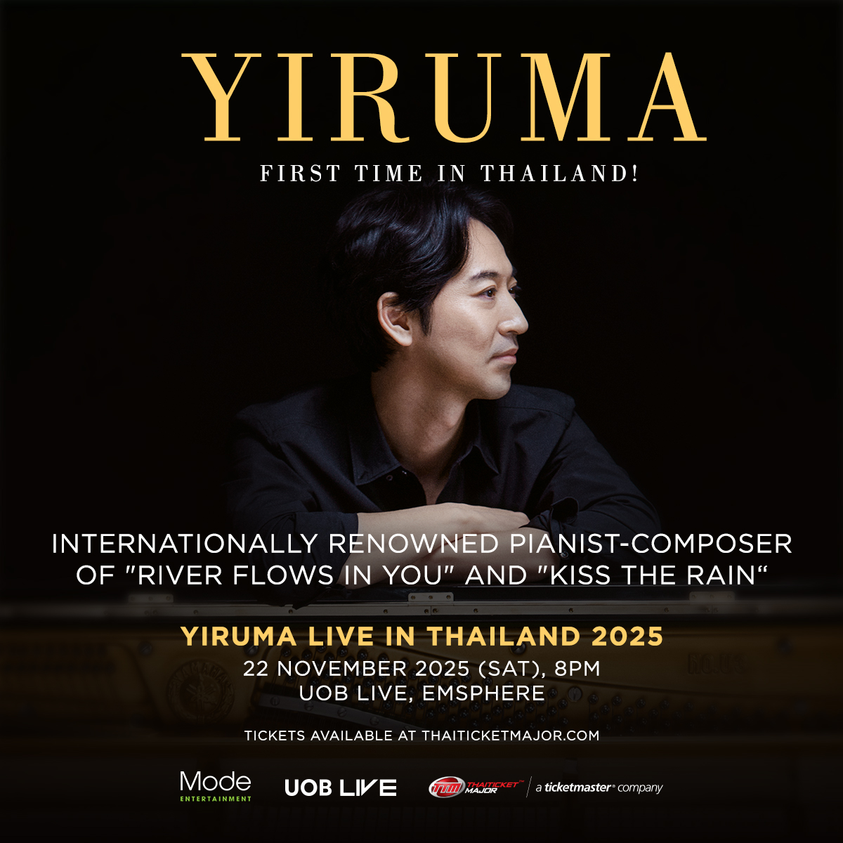 Yiruma Live in Bangkok 2025