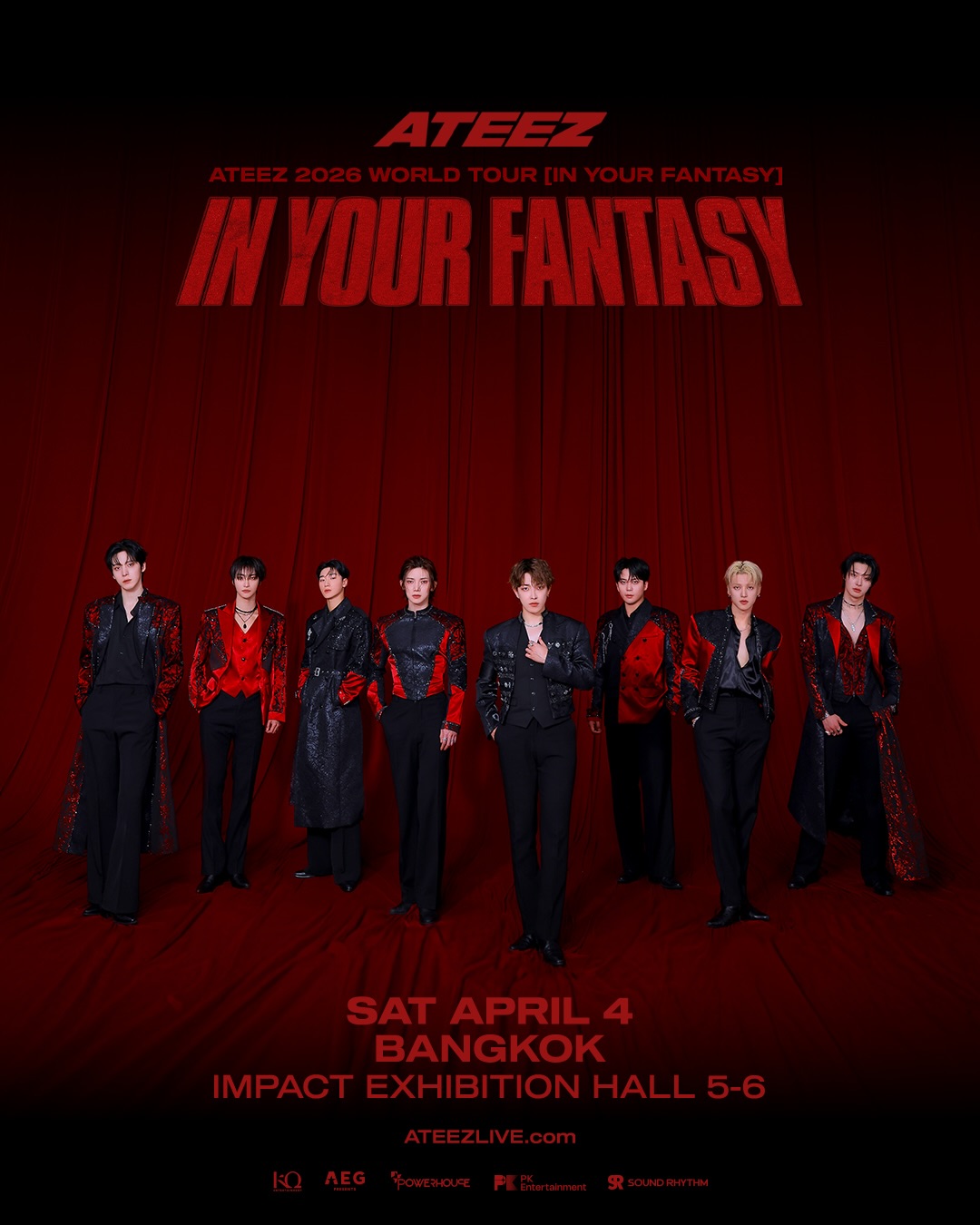 ATEEZ 2026 WORLD TOUR [IN YOUR FANTASY] IN BANGKOK