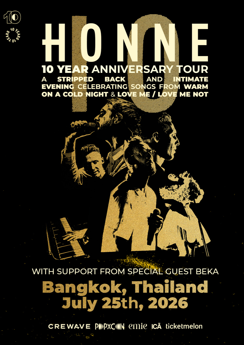 [ 25 Jul ] HONNE 10 YEAR ANNIVERSARY TOUR