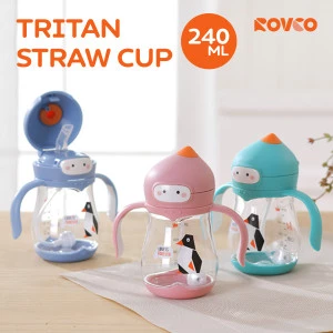 ROVCO 240ML Tritan Straw Cup RK-B1032