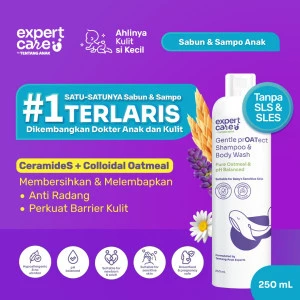 Expert Care 2in1 Sabun Shampo Bayi Colloidal Oatmeal Anak Baby 250mL