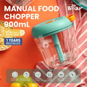 Manual Food Chopper Bear 900ml - CX-D0005