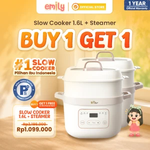 [B1G1] Bear Slow Cooker 1.6L + Steamer