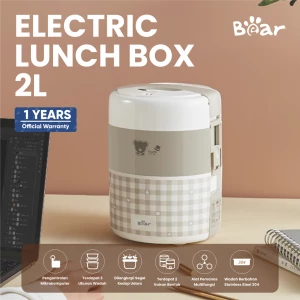 BEAR Electric Lunch Box 2L | Kotak Bekal Elektrik | Pemanas Makanan