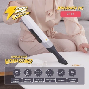 Cordless Stick Vacuum Cleaner - Brushed DC ZP03