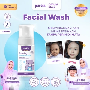 Foaming Facial Wash 100ml | 3 In 1 Function Daily Cleansing | Sabun Cuci Muka Anak