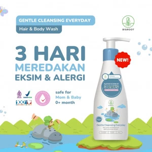 Bigroot Gentle Cleansing Everyday Hair And Body Wash 200ml