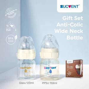 SUCVENT BVS 120ml Glass + 150ml PPSU Set - YG5544