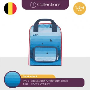 Backpack Amsterdam Small - Shark Attack