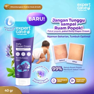 Expert Care - Daily Diaper Cream 40gr | Redakan Dan Cegah Ruam Popok