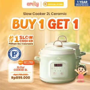 (B1G1) Bear Slow Cooker 2L Ceramic