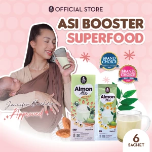 MamaBear AlmonMix Matcha - ASI Booster Pelancar Peningkat Produksi ASI