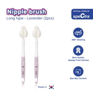 Spectra Nipple Brush Long - Sikat Dot Spectra Ukuran Panjang (2pc)