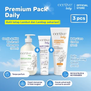 Premium Advanced Set (Advanced Lotion 200ml, Baby Care Cream 50ml + Baby Gentle & Mild Wash And Shampoo 300ml)