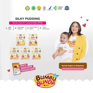 Bumbu Bunda Elia Silky Pudding Anak / Snack MPASI / Silky Puding / Snack Bayi / Snack Anak / Cemilan Bayi / Cemilan Anak