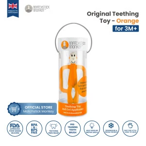 Matchstick Monkey - Teether Original Series Orange / MM-T-005