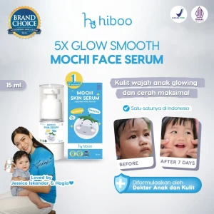 Hiboo Mochi Face Serum 15 Ml With Japanese White Tomato 2 In 1 Face Cream Bayi & Lotion Bayi