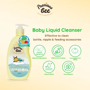 Precious Bee Sabun Cuci Botol Dot Sayur Buah Isi 2 X500ml Liquid Cleanser Bottle Vegetables Fruit