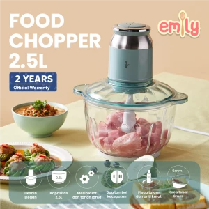 Emily Electric Food Chopper 2.5L  / Alat Perajang Makanan Elektrik