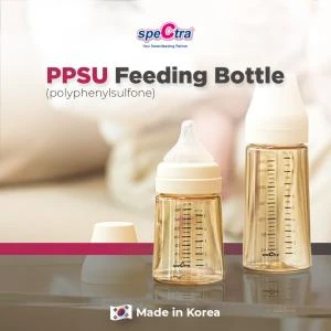 Spectra Baby Bottle New PPSU Yellow - Botol Susu Polyphenylsulfone