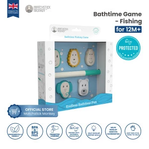 Matchstick Monkey - Bathtime Fishing Game Blue / MM-B-FG-001