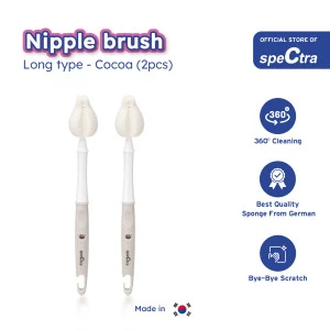 Spectra Nipple Brush Long - Sikat Dot Spectra Ukuran Panjang (2pc)